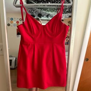 NOVELLA MINI DRESS RED